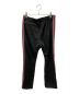 Needles (ニードルズ) NARROW TRACK PANT ブラック×ピンク サイズ:M：11000円