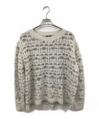 TAAKKターク）の古着「LAME MOHAIR KNIT」｜グレー