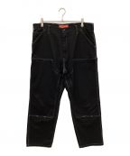 RADIALLラディアル）の古着「ROCKET HOUSE CNQ RIVERSIDE STRAIGHT FIT ENGINEER PANTS」｜ブラック