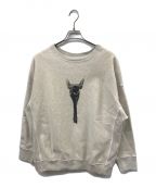 BOWWOW×HERB RITTS COLLECTIONバウワウ×）の古着「FASHION BOOTS SWEAT SHIRTS」｜アイボリー