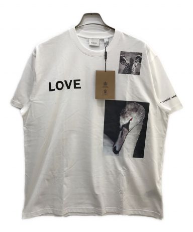 中古・古着通販】BURBERRY (バーバリー) Montage Print Cotton T-shirt