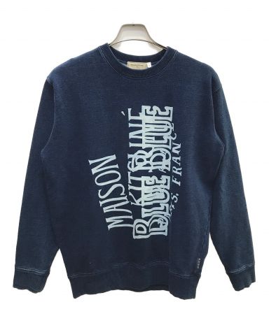 [中古]maison kitsune(メゾンキツネ)のメンズ トップス インディゴスウェットシャツ