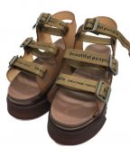 beautiful people x UNITED TOKYOビューティフルピープル×ユナイテッドトウキョウ）の古着「COLLABORATION SANDAL」｜ブラウン