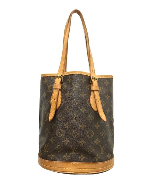 LOUIS VUITTON（ルイ ヴィトン）LOUIS VUITTON (ルイ ヴィトン) プチバケット ワンショルダーバッグ/モノグラム/M42238 ブラウンの古着・服飾アイテム