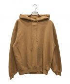 AURALEEオーラリー）の古着「SUPER SOFT HEAVY SWEAT P/O PARKA/スーパーソフトヘビィスウェットピーオーパーカー」｜ベージュ