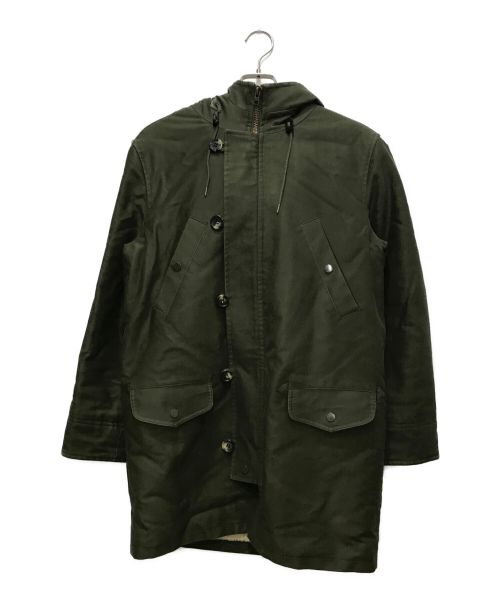 A.P.C.（アーペーセー）A.P.C. (アー・ペー・セー) ボアモッズコート オリーブ サイズ:Sの古着・服飾アイテム