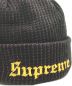 中古・古着 SUPREME (シュプリーム) 2Tone Rib Beanie パープル×ブラック：7800円