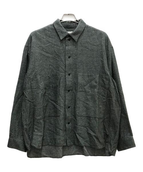 POLYPLOID（ポリプロイド）POLYPLOID (ポリプロイド) SHIRT JACKET グレー サイズ:3の古着・服飾アイテム