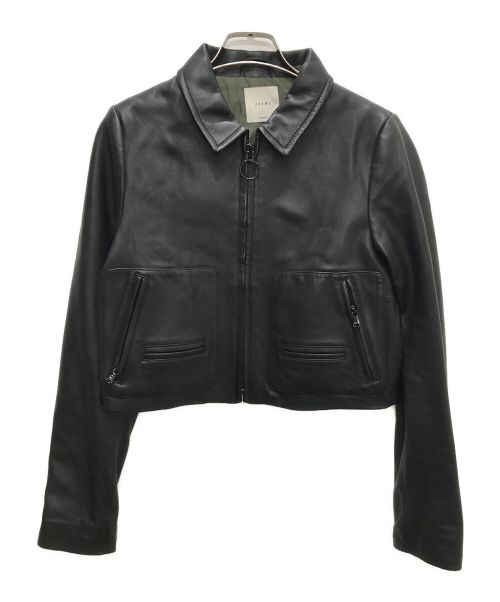 juemi（ジュエミ）juemi (ジュエミ) Compact Single Moto Jacket ブラック サイズ:Mの古着・服飾アイテム