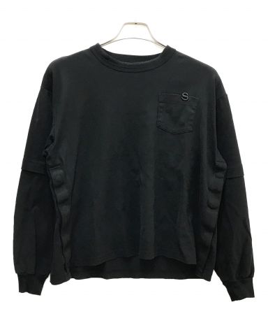 【中古・古着通販】sacai (サカイ) S Cotton Jersey L/S T-Shirt 