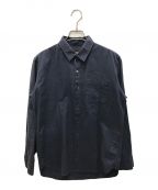 NEIGHBORHOODネイバーフッド）の古着「PLAIN/CL-SHIRT.LS/プレーンシャツ」｜ネイビー