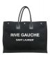 Saint Laurent Paris（サンローランパリ）の古着「RIVE GAUCHE TOTE BAG」｜ブラック