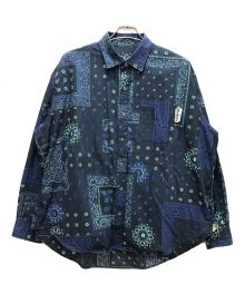 SSZ（エスエスズィー）の古着「PAISLEY PAISLEY SHIRT」｜ネイビー