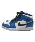 NIKE (ナイキ) AIR JORDAN 1 MID SE ホワイト×ブルー サイズ:US11：8000円