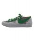 NIKE (ナイキ) sacai (サカイ) BLAZER LOW ホワイト×グレー サイズ:23㎝：9000円