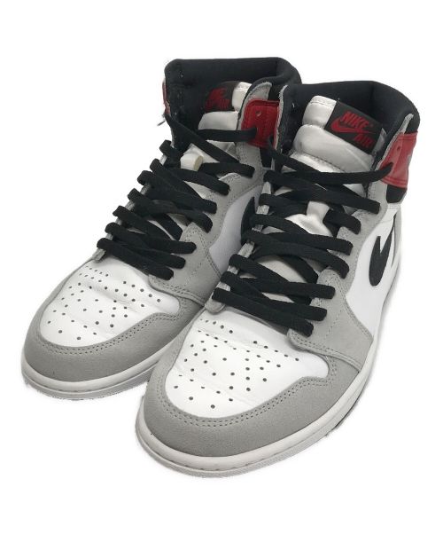 NIKE（ナイキ）NIKE (ナイキ) AIR JORDAN 1 HIGH OG ホワイト×グレー サイズ:10.5の古着・服飾アイテム