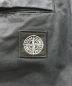 中古・古着 STONE ISLAND (ストーンアイランド) ロゴパッチテーパードパンツ ブラック サイズ:31：6800円