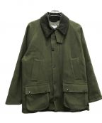 Barbour×FOX BROTHERSバブアー×フォックスブラザーズ）の古着「CLASSIC BEDALE フランネルジャケット」｜オリーブ