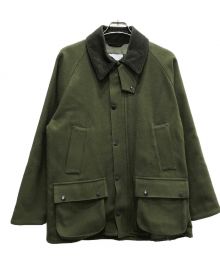 Barbour×FOX BROTHERS（バブアー×フォックスブラザーズ）の古着「CLASSIC BEDALE フランネルジャケット」｜オリーブ