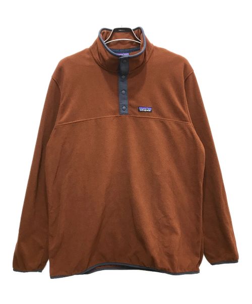 Patagonia（パタゴニア）Patagonia (パタゴニア) マイクロD スナップT プルオーバー ブラウン サイズ:XLの古着・服飾アイテム