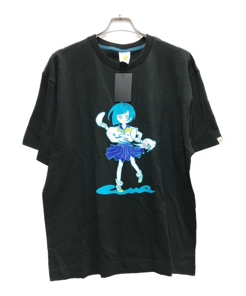 CUNE（キューン）CUNE (キューン) S/S Tee ちぎる ブラック サイズ:XL 未使用品の古着・服飾アイテム