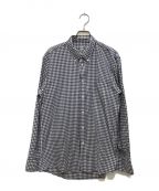 THE NORTH FACEザ ノース フェイス）の古着「L/S Hidden Valley Shirt/ヒドゥンバレーシャツ」｜ブルー×ホワイト