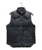 Rocky Mountain FeatherBedロッキーマウンテンフェザーベッド）の古着「DOWN VEST」｜ネイビー