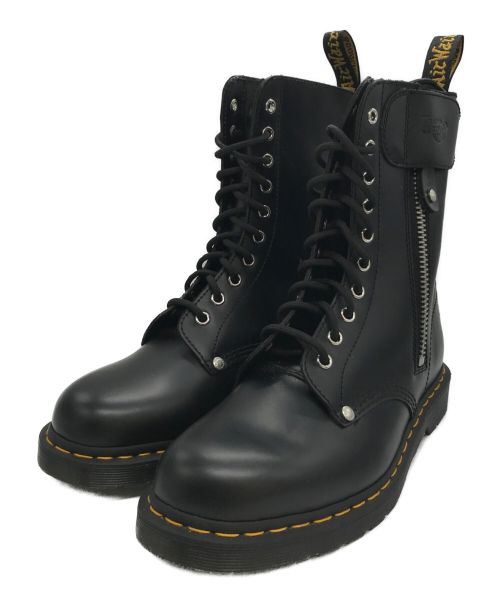 Dr.Martens（ドクターマーチン）Dr.Martens (ドクターマーチン) Schott (ショット) 1490 サイドジップブーツ ブラック サイズ:US 11の古着・服飾アイテム