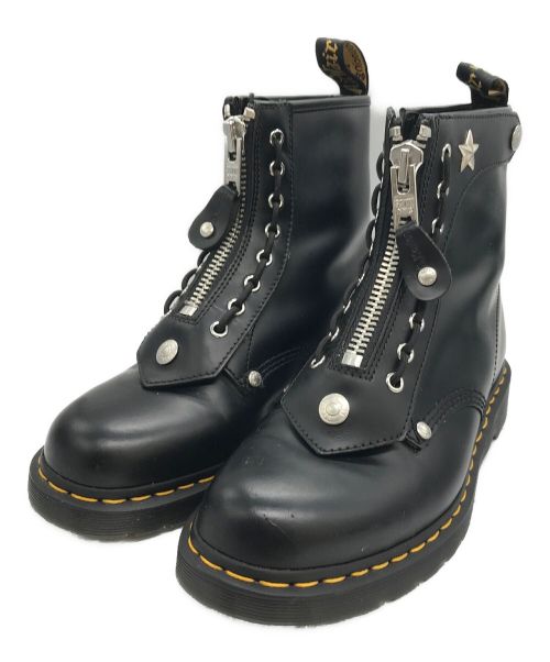 Dr.Martens（ドクターマーチン）Dr.Martens (ドクターマーチン) Schott (ショット) 1460 センタージップブーツ ブラック サイズ:US11の古着・服飾アイテム