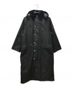 Barbour×UNUSED×BEAUTY&YOUTHバブアー×アンユーズド×ビューティーアンドユース）の古着「Burghley Riding Coat」｜ブラック