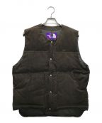 THE NORTHFACE PURPLELABELザ・ノースフェイス パープルレーベル）の古着「Corduroy Down Vest」｜ブラウン