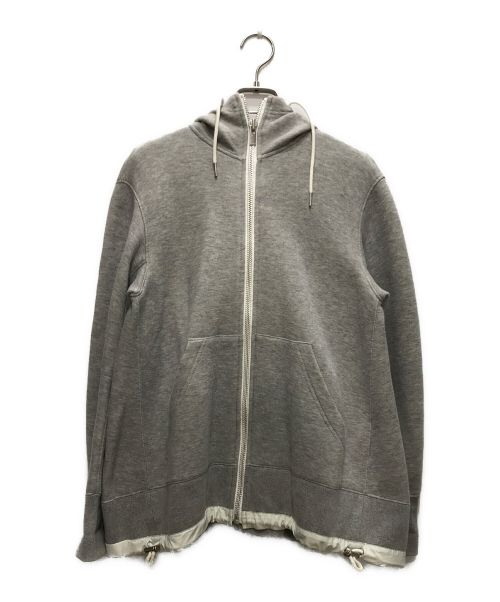 sacai（サカイ）sacai (サカイ) Sponge Sweat Hoodie グレー サイズ:3の古着・服飾アイテム