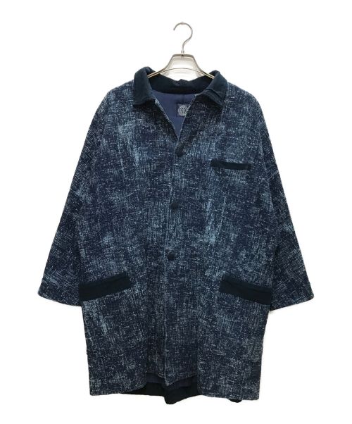 Porter Classic（ポータークラシック）Porter Classic (ポータークラシック) PEELED CLOTH COAT ブルー サイズ:1の古着・服飾アイテム