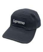 SUPREMEシュプリーム）の古着「Washed Chino Twill Camp Cap」｜ネイビー