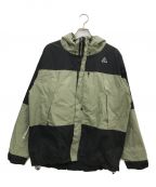 LFYTエルエフワイティー）の古着「X-TREME OUTDOOR LOGO 2LAYER MOUNTAIN PARKA」｜カーキ×ブラック