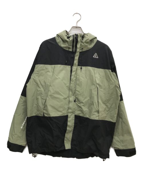 LFYT（エルエフワイティー）LFYT (エルエフワイティー) X-TREME OUTDOOR LOGO 2LAYER MOUNTAIN PARKA カーキ×ブラック サイズ:XLの古着・服飾アイテム