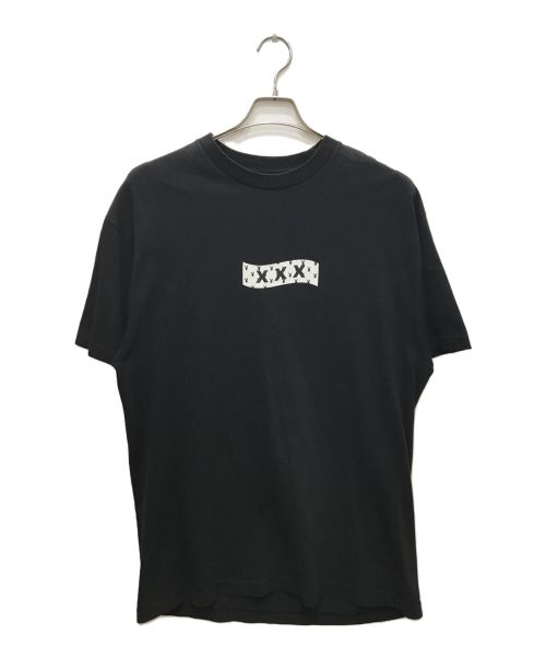 GOD SELECTION XXX（ゴッドセレクショントリプルエックス）GOD SELECTION XXX (ゴッドセレクショントリプルエックス) PLAY BOY (プレイボーイ) プリントTシャツ ブラック サイズ:XLの古着・服飾アイテム