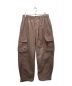 KEBOZ（ケボズ）の古着「NYLON CARGO PANTS」｜ピンク