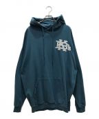 KEBOZケボズ）の古着「EFG LIGHT SWEAT HOODIE/ライトスウェットフーディ」｜ブルー