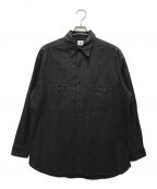 BLURHMSブラームス）の古着「Selvage Chambray USN Shirt」｜グレー