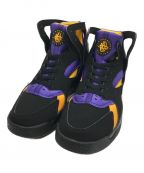 NIKEナイキ）の古着「AIR FLIGHT HUARACHE BLACK/VARSITY PURPLE-DEL」｜ブラック