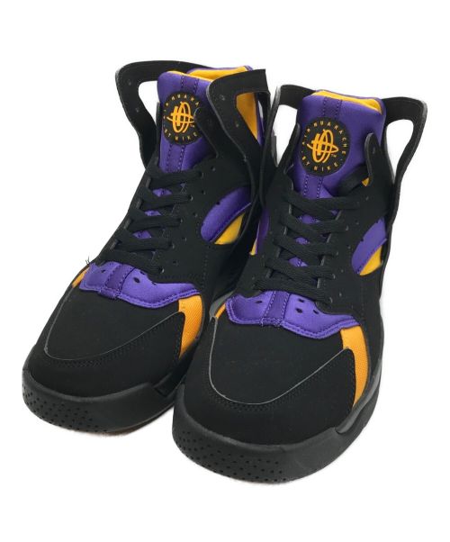 NIKE（ナイキ）NIKE (ナイキ) AIR FLIGHT HUARACHE BLACK/VARSITY PURPLE-DEL ブラック サイズ:US9の古着・服飾アイテム