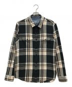 RHC Ron Herman×OUTERKNOWNアールエイチシー ロンハーマン×アウターノーン）の古着「10 Years Washed Blanket Shirt」｜ブラック