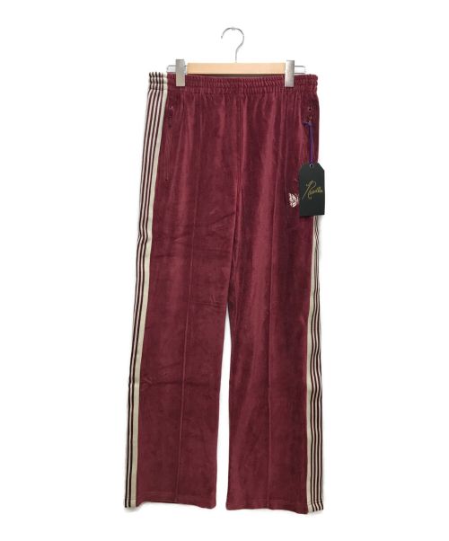 Needles（ニードルズ）Needles (ニードルス) KEBOZ (ケボズ) VELOUR TRACK PANT ワインレッド サイズ:Mの古着・服飾アイテム