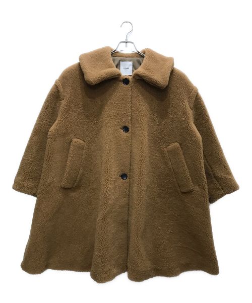 CLANE（クラネ）CLANE (クラネ) VOLUME FLARE BOA COAT ブラウン サイズ:1の古着・服飾アイテム