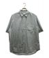 Graphpaper（グラフペーパー）の古着「Broad Stripe S/S Oversized Regular Collar Shirt」｜ホワイト