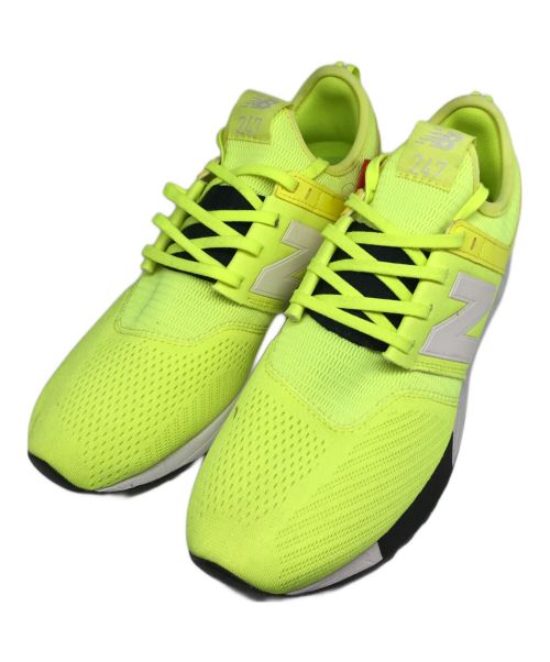 NEW BALANCE（ニューバランス）NEW BALANCE (ニューバランス) ローカットスニーカー/247 'Neon Yellow' イエロー サイズ:27.5cmの古着・服飾アイテム