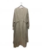 ARGUEアーギュ）の古着「European French Linen Dress/ユーロピアンフレンチリネンドレス」｜ベージュ