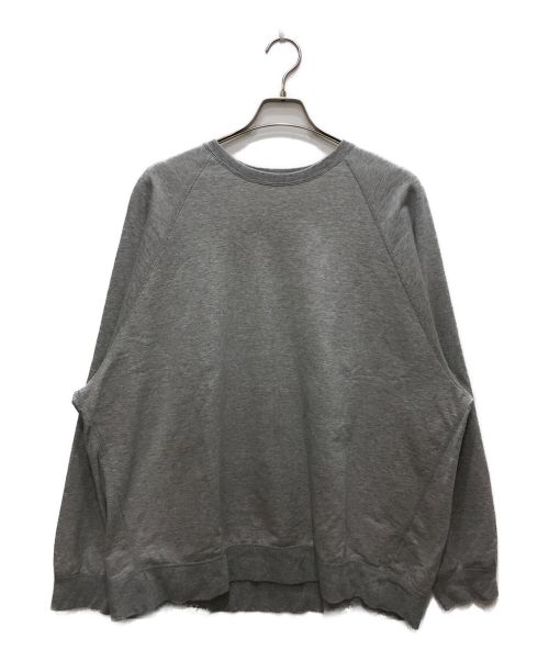 Graphpaper（グラフペーパー）Graphpaper (グラフペーパー) Ultra Compact Terry Crew Neck Sweater グレー サイズ:Fの古着・服飾アイテム