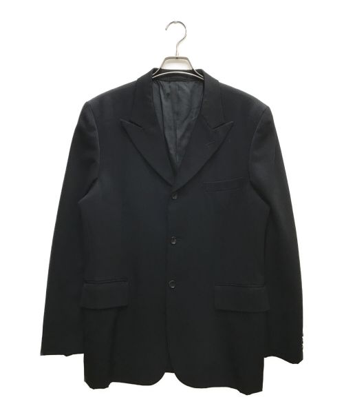 COMME des GARCONS HOMME PLUS（コムデギャルソンオムプリュス）COMME des GARCONS HOMME PLUS (コムデギャルソンオムプリュス) ウール3Bジャケット ブラック サイズ:Lの古着・服飾アイテム